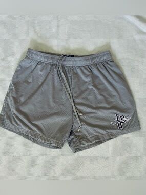 Alphalete shorts men large mesh gym athletic workout pockets